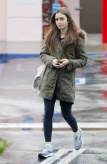 LILY COLLINS Out Shopping in West Hollywood 02/05/2019