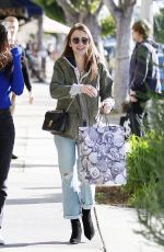 LILY COLLINS Out Shopping in West Hollywood 02/20/2019