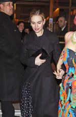 LILY JAMES at Waldorf Hilton in London 02/12/2019
