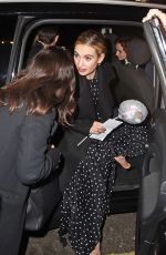 LILY JAMES at Waldorf Hilton in London 02/12/2019