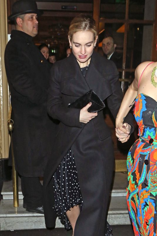 LILY JAMES at Waldorf Hilton in London 02/12/2019