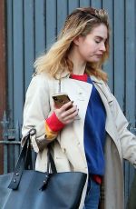 LILY JAMES Out in London 02/22/2019