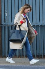 LILY JAMES Out in London 02/22/2019