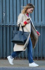 LILY JAMES Out in London 02/22/2019