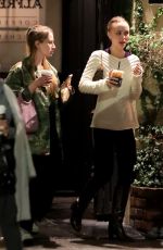 LILY-ROSE DEPP at Alfred Coffee in West Hollywood 02/02/2019
