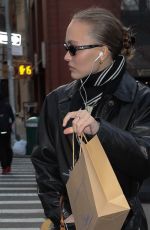 LILY-ROSE DEPP Out Shopping in New York 02/10/2019
