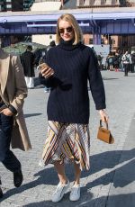 LINDSAY ELLINGSON Arrives at Tory BurchShow at New york Fashion Week 02/10/2019