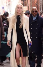 LINDSEY VONN Arrives at AOL Build in New York 02/21/2019