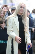 LINDSEY VONN Arrives at AOL Build in New York 02/21/2019