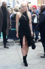 LINDSEY VONN Arrives at AOL Build in New York 02/21/2019