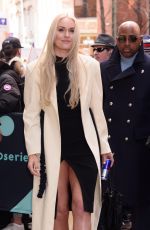 LINDSEY VONN Arrives at AOL Build in New York 02/21/2019