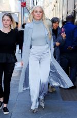 LINDSEY VONN Leaves NBC Studios in New Yok 02/21/2019