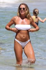 LISA CLARK and ELISABETH JAMROZY in Bikinis at a Beach in Sydney 02/17/2019