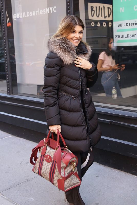 LORI LOUGHLIN Arrives at Today Show in New York 02/14/2019