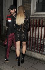 LOTTIE MOSS Arrives at The Love Magazine Party in London 02/18/2019