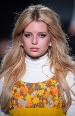 LOTTIE MOSS at Oxfam Fighting Poverty Catwalk Show at London Fashion Week 02/18/2019