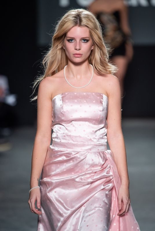 LOTTIE MOSS at Oxfam Fighting Poverty Catwalk Show at London Fashion Week 02/18/2019