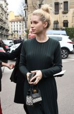LOTTIE MOSS at Salvatore Ferragamo Show in Milan Fashion Week 02/23/2019