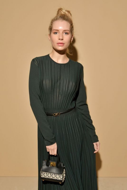 LOTTIE MOSS at Salvatore Ferragamo Show in Milan Fashion Week 02/23/2019
