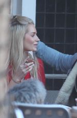 LOTTIE MOSS Out for Lunch at Bluebird in London 02/15/2019