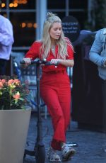 LOTTIE MOSS Out for Lunch at Bluebird in London 02/15/2019