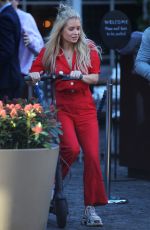 LOTTIE MOSS Out for Lunch at Bluebird in London 02/15/2019