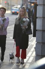 LOTTIE MOSS Out for Lunch at Bluebird in London 02/15/2019