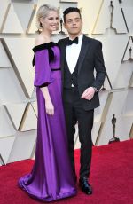 LUCY BOYNTON and Rami Malek at Oscars 2019 in Los Angeles 02/24/2019