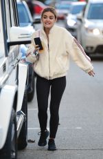 LUCY HALE Heading to a Gym in Los Angeles 02/17/2019