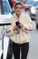 LUCY HALE Heading to a Gym in Los Angeles 02/17/2019