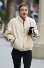 LUCY HALE Heading to a Gym in Los Angeles 02/17/2019