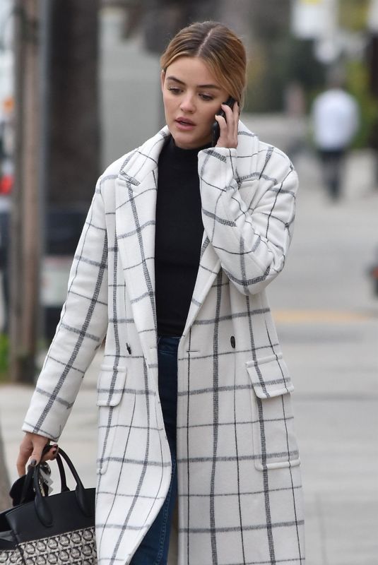 LUCY HALE Out and About in Los Angeles 02/20/2019