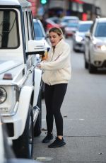 LUCY HALE Out for Coffee in Los Angeles 02/17/2019