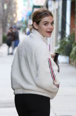 LUCY HALE Out for Coffee in Los Angeles 02/17/2019