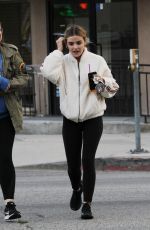 LUCY HALE Out for Coffee in Los Angeles 02/17/2019