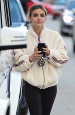 LUCY HALE Out for Coffee in Los Angeles 02/17/2019