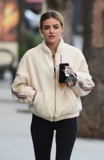 LUCY HALE Out for Coffee in Los Angeles 02/17/2019
