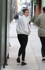 LUCY HALE Out for Coffee in Los Angeles 02/17/2019