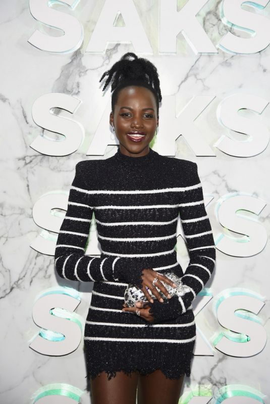LUPITA NYONG’O at Saks Celebration in New York 02/07/2019