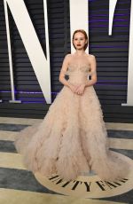 MADELAINE PETSCH at Vanity Fair Oscar Party in Beverly Hills 02/24/2019