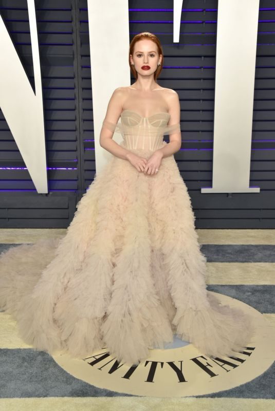 MADELAINE PETSCH at Vanity Fair Oscar Party in Beverly Hills 02/24/2019
