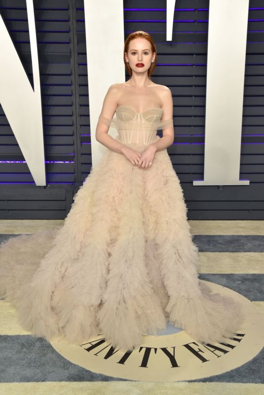 MADELAINE PETSCH at Vanity Fair Oscar Party in Beverly Hills 02/24/2019
