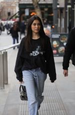 MADISON BEER Arrives at AOL Build Studio in London 02/20/2019