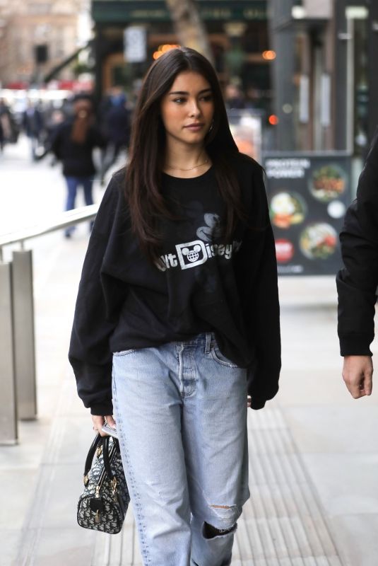 MADISON BEER Arrives at AOL Build Studio in London 02/20/2019