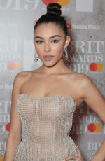 MADISON BEER at Brit Awards 2019 in London 02/20/2019