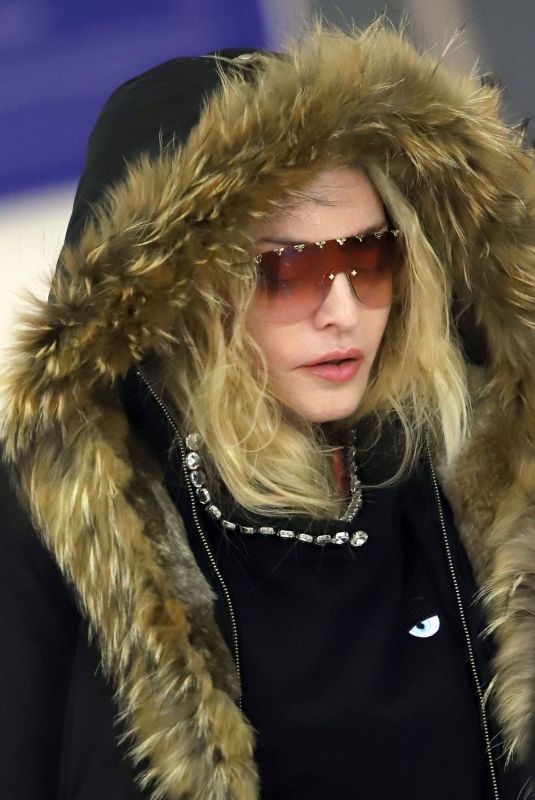 MADONNA at JFK Airport in New York 02/01/2019