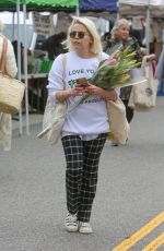 MAE WHITMAN Shopping at Farmers Market in Studio City 02/17/2019