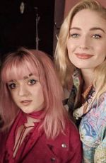 MAISIE WILLIAMS and SOPHIE TURNER for Glamour Magazine, UK March 2019