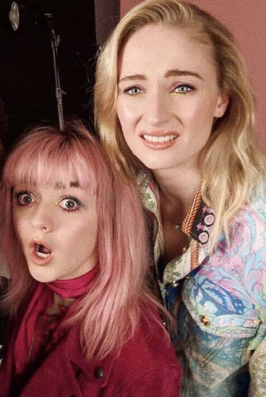 MAISIE WILLIAMS and SOPHIE TURNER for Glamour Magazine, UK March 2019