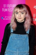 MAISIE WILLIAMS at BFI Future Film Festival in London 02/23/2019